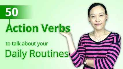 50 Chinese Action Verbs: Daily Routines in Chinese